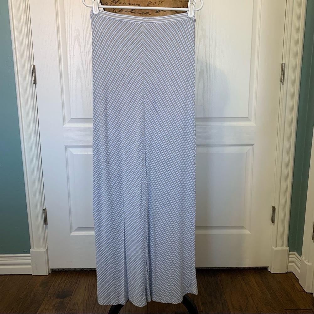 Max Studio Striped Maxi Skirt Small